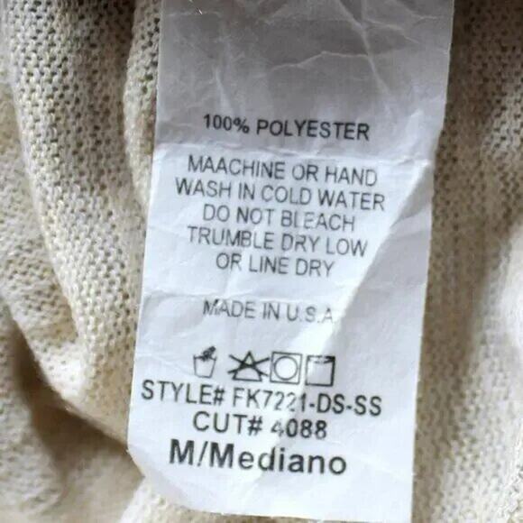 FREE KISSES Anchors Top Natural Color Size Medium - Picture 8 of 9